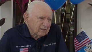 World War II veteran celebrates 100th birthday