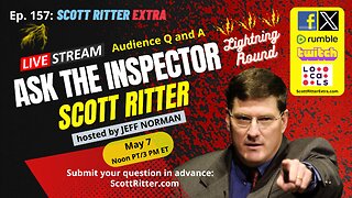 Ask the Inspector Ep. 157 (streams live on May 7 at 3 PM)