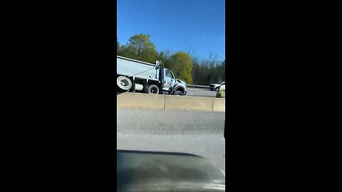 Dump Truck Accident On Highway 401