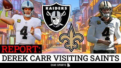 Derek Carr VISITING The New Orleans Saints! Breaking Raiders Trade Rumors