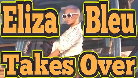 Eliza Bleu takes over construction site and runs lift