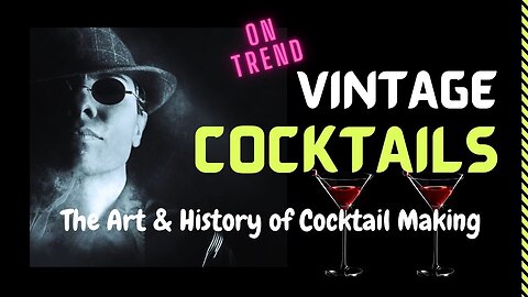 Sip Through Time | Crafting Classic Vintage Cocktails