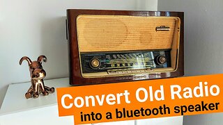 How to convert an old radio to a Bluetooth speaker with a TDA7294 amplifier