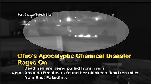 Ohio's Apocalyptic Chemical Disaster Rages On, Sickness & Dead Animals