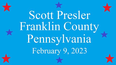 Scott Presler Voter Registration Event - February 9, 2023