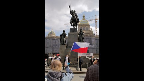 Velikonoční manifestace v Praze. 2. 4. 2018
