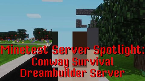 Minetest Server Spotlight: Conway Survival Dreambuilder Server