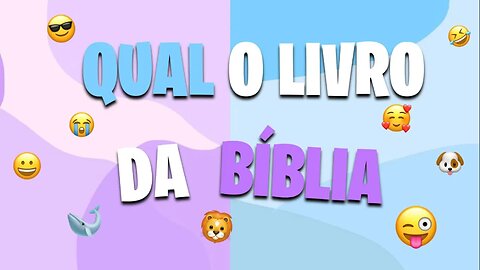 ADIVINHE O LIVRO COM EMOJIS!- JOGO DA BÍBLIA - QUIZ