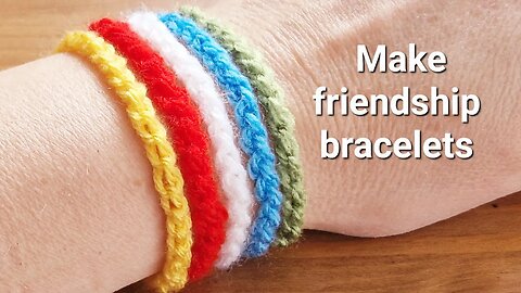 How to make a simple friendship bracelet