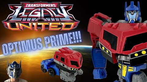 Transformers Legacy United - Animated Optimus Prime Full Review and Transformation
