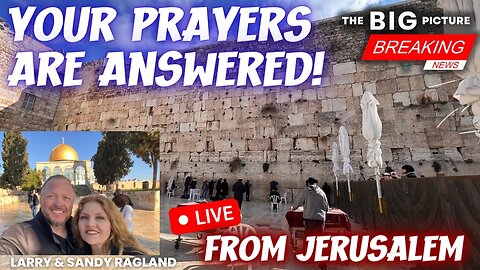 The TEMPLE MOUNT, WESTERN (WAILING WALL), CITY OF DAVID + BREAKING NEWS!