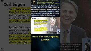 Carl Sagan: a new religion will replace Christianity (Scientific Humanism) #shorts
