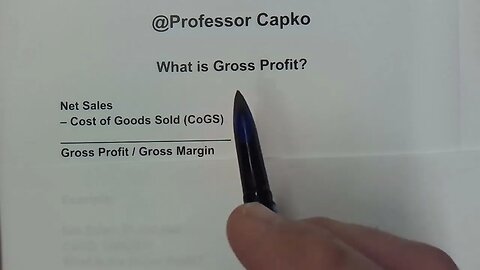 What is Gross Profit?
