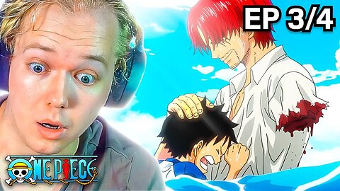 SHANKS LOSES HIS ARM!!!! | One Piece Episode 3 & 4 Reaction