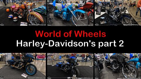 01-06-24 World of Wheels in Chattanooga TN - Harleys Davidson part 2