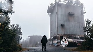 Exploring Abandoned Cold War Radar Base Deep In The Middle of Nowhere Overnight