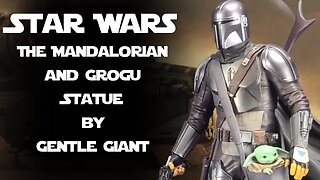 Star Wars The Mandalorian and Grogu Statue by Gentle Giant
