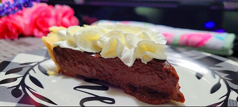 Chocolate Pie With Whipped Cream