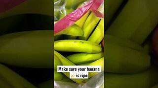 How to Ripen BANANAS