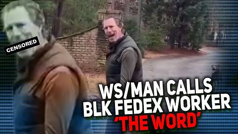 Barefoot WS/Man Calls Blk Fedex Driver 'The Word' For Delivering Packages To His House