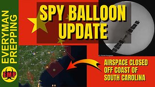 Chinese Spy Balloon Over North Carolina - Military Might Shoot It Down Over The Atlantic - Get Ready