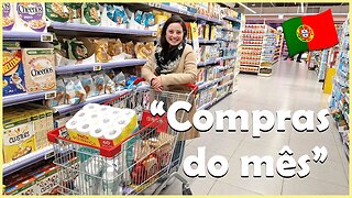 COMPRAS DO MÊS EM PORTUGAL | PREÇOS NO SUPERMERCADO JANEIRO DE 2023