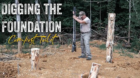 S2 EP1 | OUTDOOR COMPOST TOILET | DIGGING THE FOUNDATION