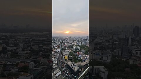 Rooftop Bar 46th Floor Bangkok Thailand 🇹🇭 #shorts #bangkok #thailand #expat #rooftop #bar