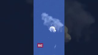 Chinese Spy Balloon comes crashing down to earth!