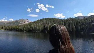 Short. Welcome to paradise. One of the many lakes in Colorado National Park. A must see!