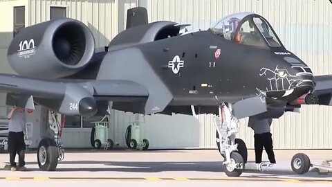 USAF Unveil Black Snake Camo For A10 Warthog