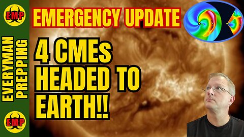 ⚡EMERGENCY ALERT: Grid Down Situation Possible - 4 CMEs Heading To Earth This Weekend!