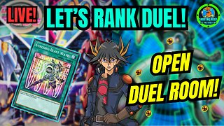 HOW FAR CAN I GET IN RANK DUELS? + OPEN DUEL ROOM! - Yu-Gi-Oh! Duel Links #live #yugioh #duellinks