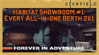 Starfield Hab Showroom 1: Every 2x1 All-in-One Berth