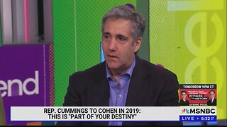 MSNBC's Alicia Menendez Tees Up Michael Cohen To Say He'll Never Get Peace So Long As Trump Is Alive