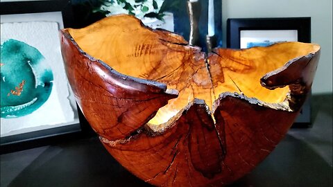 "Irony" the exploding willow wood bowl & its' resurrection. Wood turning lathe work. O.U.R.