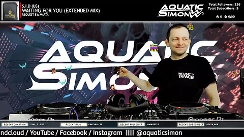 Aquatic Simon LIVE - Trance Fans Requests - 125 - 02/02/2023