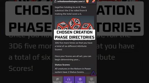 New Directories are being added to Chosen Creation! Support at crowdfundr.com/reborninpowerrpg