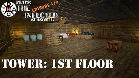 Building Out The First Floor Of The Big Tower! The Infected Gameplay S4EP119