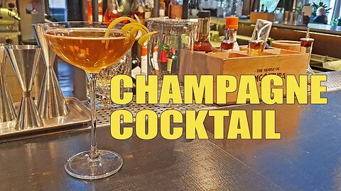 How to make CLASSIC CHAMPAGNE COCKTAIL by Mr.Tolmach