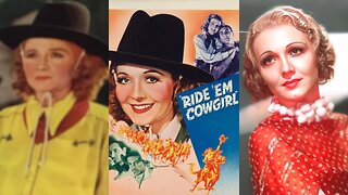 RIDE 'EM, COWGIRL (1939) Dorothy Page, Vince Barnett & Milton Frome | Western, Drama | B&W