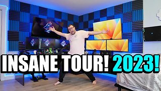 My INSANE Gaming Bedroom - PC Workshop & Server Room Tour 2023!
