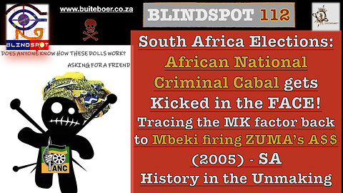 Blindspot 112 ->> South Africa elections: ANC criminal cabal gets kicked in the FACE!