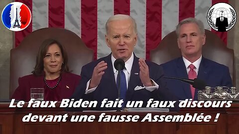 Le faux Biden fait un faux discours devant une fausse Assemblée !