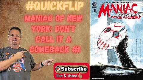 Maniac of New York: Don't Call it a Comeback #1 Aftershock Comics #QuickFlip Book Review #shorts