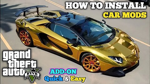 How to Install Car Mods in GTA 5 (2023) | How To Install Add-On Vehicles in GTA 5