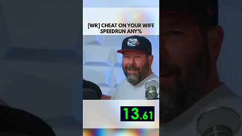 Cheat on your wife speedrun