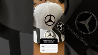 Você pagaria R$1.000,00 em dois bonés da Mercedes-Benz?