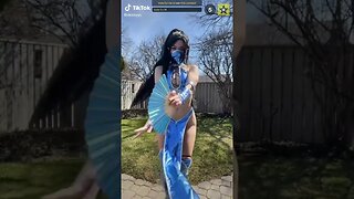 Best Kitana Cosplay Contest - Mortal Kombat #1e ⚔💙 #shorts