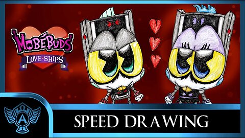 Speed Drawing: MobéBuds Love ships Krunchers x Vandia | A.T. Andrei Thomas 2023